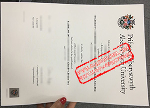 fake Aberystwyth University degree