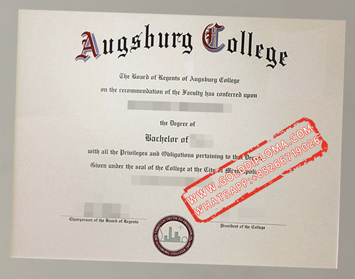 Augsburg University fake degree