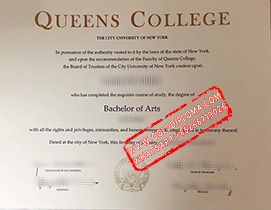 City University of New York Queens College fake degree