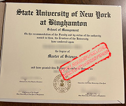 State University of New York Binghamton fake diploma