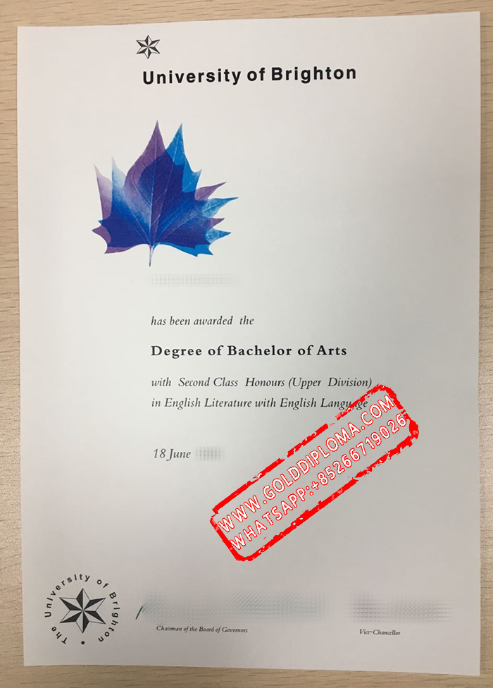 University of Brighton fake degree