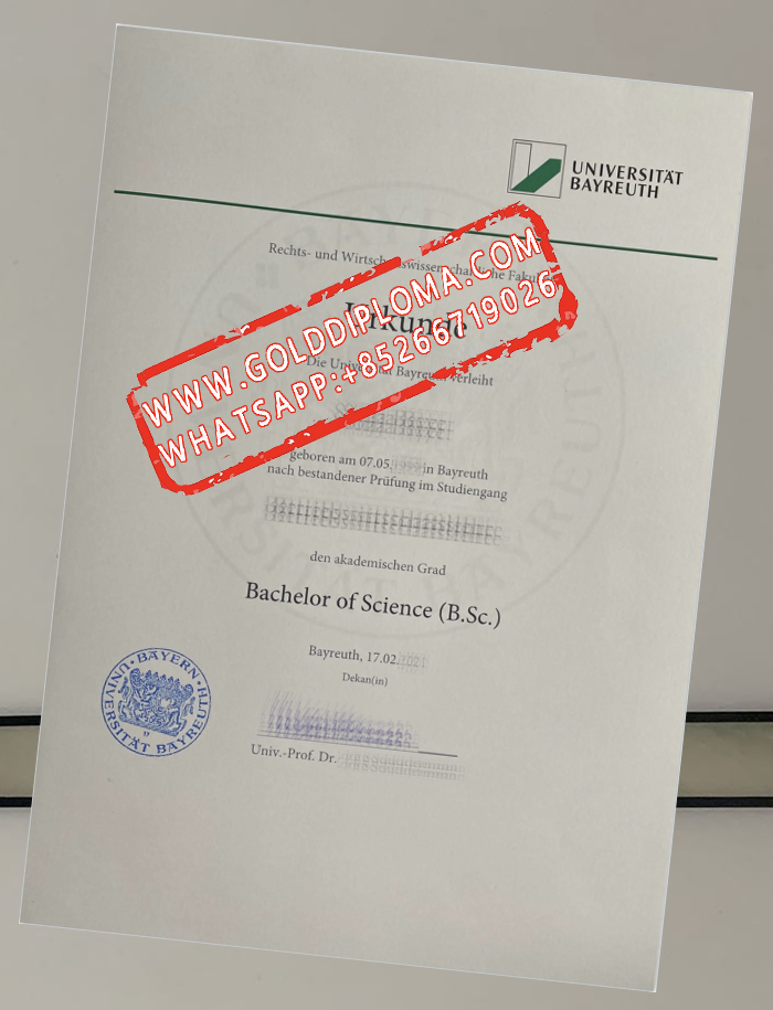 University of Bayreuth fake degree 