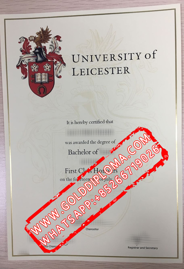 University of Leicester fake diploma